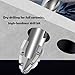 5-PCS Carbide Twist Drill Bit Set for Concrete/Masonry/Glass/Tile/Brick - 4 Flute High-Strength Drill Bits 5/32-1/2, Cement & Wood Drill Bit Kit (Industrial Strength)