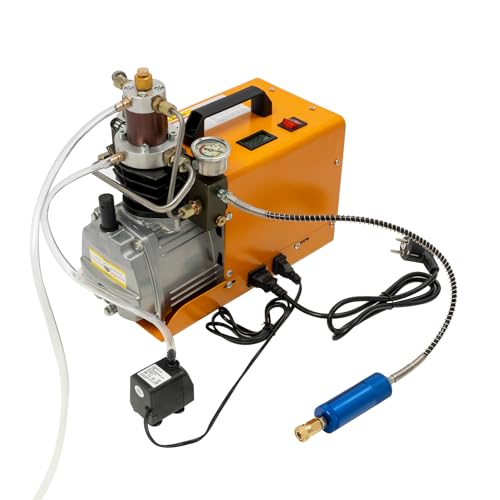 PCP Kompressor 300bar Hochdruckkompressor Kompressor Hochdruck Hochdruckluftpumpe Kompressorpumpe PCP Air Compressor 1800W 30Mpa 4500PSI Hochdruck-Luftkompressor