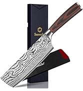 菜切包丁　ダマスカス Amazon｜Sunnecko 菜切り包丁 ダマスカス包丁 180mm 73層 VG-10 野菜