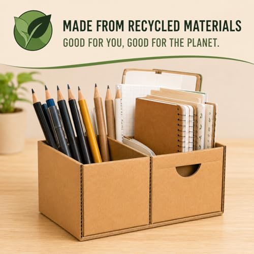 Image of Mechdel 5-Ply Corrugated Cardboard Sheets, Cardboard Inserts for Packing, Mailing, Crafts - Kraft Brown, 12 x 12 Inches (12)