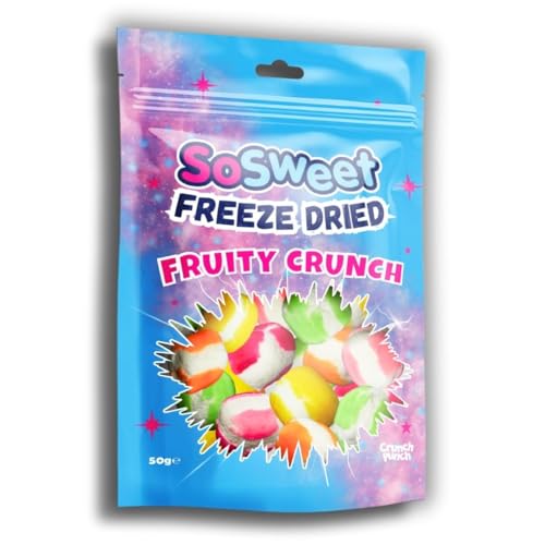 SoSweet Freeze Dried Sweets Fruity Crunch 50g Pack