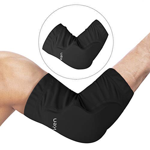BenKen Elbow Brace Adjustable Elbow Support Compression Sleeves for Tennis Elbow and Golfers Elbow Tendonitis and Arthritis Pain Relief