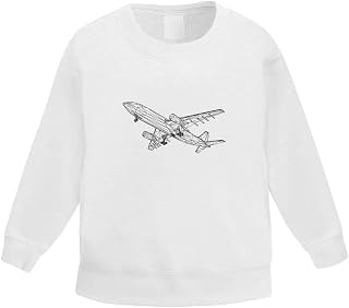 Azeeda 'Passenger Plane' Kid's Sweatshirt/Jumper (3-4 Years) (KW00021397)
