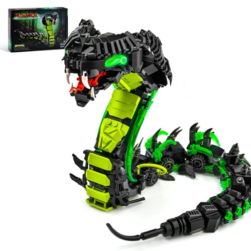 Image of Mechanical Snake Building Sets, Snake Animal Collection Toy for Boys 8-14