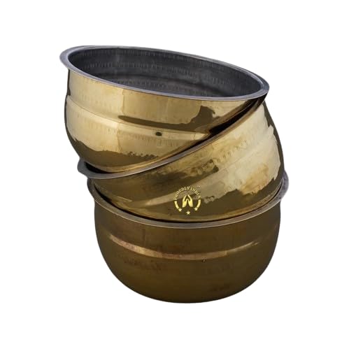 Brass Veena Cooking Pot: A Timeless Cookware Sale on Premium Brass Vessel- 1 Peice Small