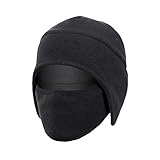 Unter einem Helm tragen: Die Helmkappe sieht unter einem Ski- oder Fahrradhelm gut aus. Es kann den Kopf besser vor Wind, Wasser, Schnee und Flecken schützen.