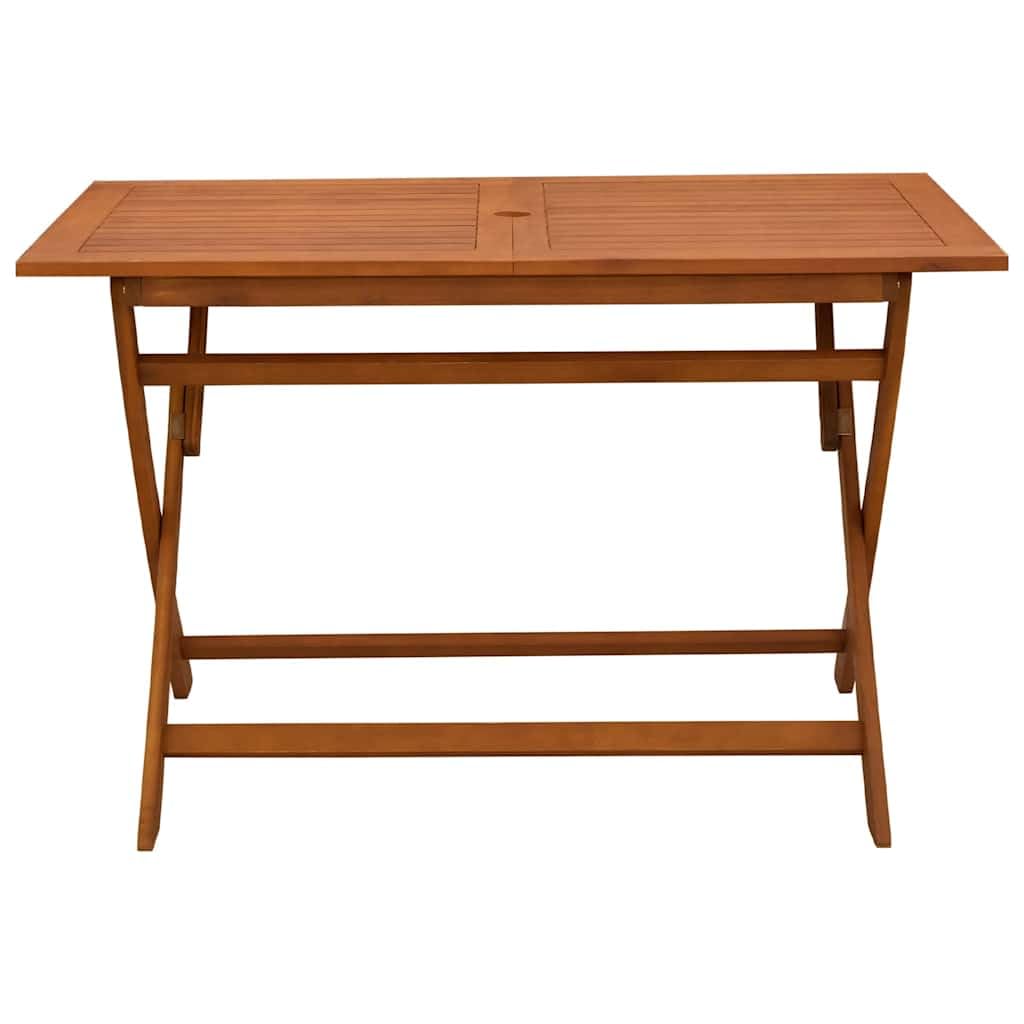 Table pliante en bois d'eucalyptus pour vos repas de pique-nique en plein air