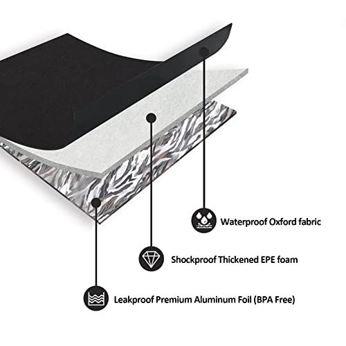 Fithome Insulated Lunch Bag For Women/Men, Reusable Leakproof Cooler Thermal Lunch Box Tote Bags Fit For Ice Pack, Adults College Fashion Lunch Bags For Work/Picnic/Travel #TOP2