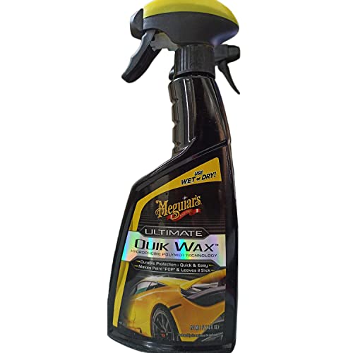 Meguair’s Ultimate Quik Car Spray Wax | Hydrophobic Polymer Technology| Extreme Water beading & long lasting protection & shine
