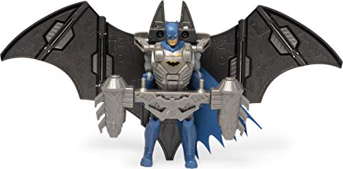 Batman, 4-Inch Batman Mega Gear Deluxe Action Figure With Transforming Armor #TOP5