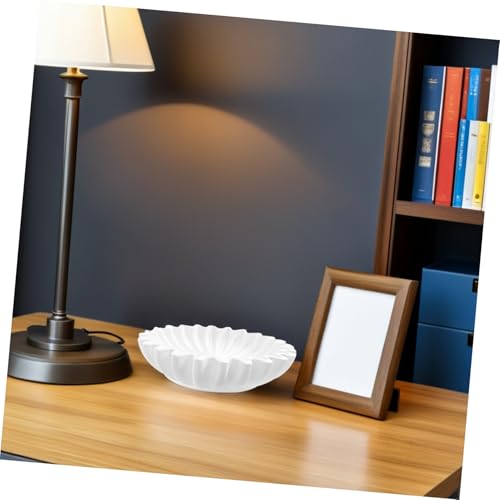 Cuenco de resina blanco para llaves y joyas decorativo multiusos 7