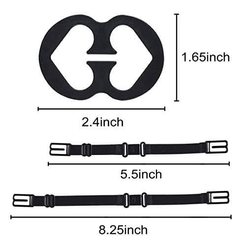 Thsinde Bra Strap Clips, 12 Bra Clips And Bra Straps Holder Women’s Black,White,Beige For Full Cup Size #TOP4
