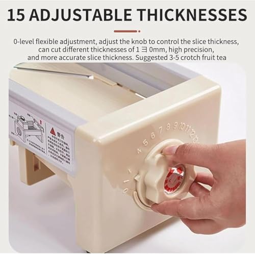 Cortadora manual ajustable para frutas y verduras miniatura 3