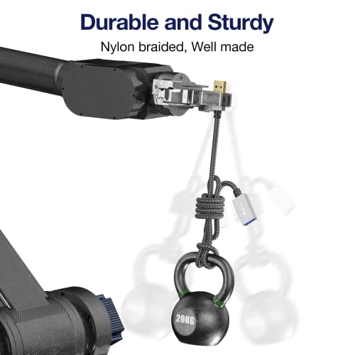 Ruaeoda Short Usb 3.0 Extension Cable 3 Ft, Superspeed Usb 3.0 Type A Male To Female Extension Cord For Playstation, Xbox, Usb Flash Drive, Card Reader, Hard Drive, Keyboard, Printer, Camera #TOP4