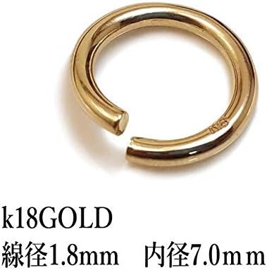 Amazon.co.jp: svp-24 K18ゴールド gold 刻印付き 丸カン 1個売り 