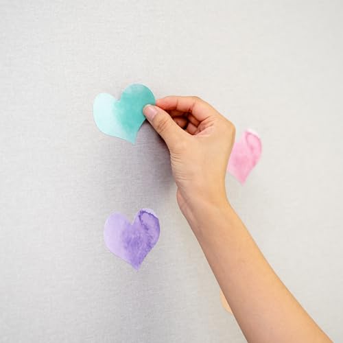 Vinilo Decorativo Corazón Arcoíris para Pared miniatura 7