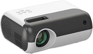 P80 Mini Projector Supports Android 1080p WiFi Projector For Video Beamer Home Theater Movie LED Projector (Color : Black Mirroring, Size : UK)