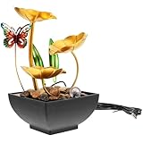 Piccola cascata per scrivania: che venga utilizzata in casa, in ufficio o in altri ambienti, questa fontana è adatta a diverse occasioni e può migliorare l'atmosfera di qualsiasi spazio, mini cascata per scrivania