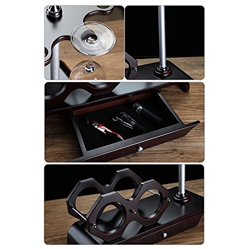Soporte de vino de madera ROLTIN para 2 botellas miniatura 2