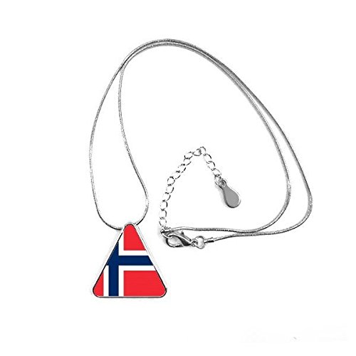 Collier drapeau Norvège : affichez votre fierté avec ce pendentif