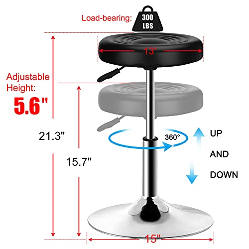 Elevate Your Workspace with the QiCheng&LYS Adjustable Round Office Stool!