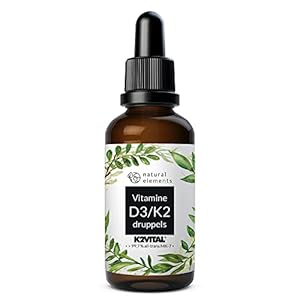Vitamine D3 + K2 druppels 50 ml – eersteklas: >99,7% all–trans (K2VITAL® van Kappa) + hoog biologisch beschikbaar D3…