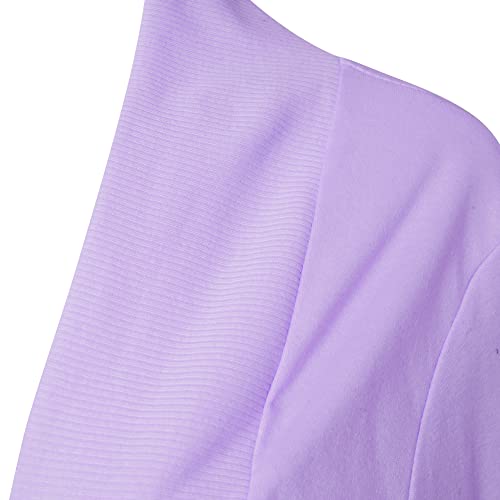 Image of Loxdonz Girl's Short Sleeve Shrug Childrens Kids Cotton Cardigan Bolero Shrug Jacket