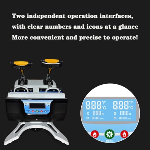 Máquina de impresión por transferencia térmica multifuncional dual miniatura 4