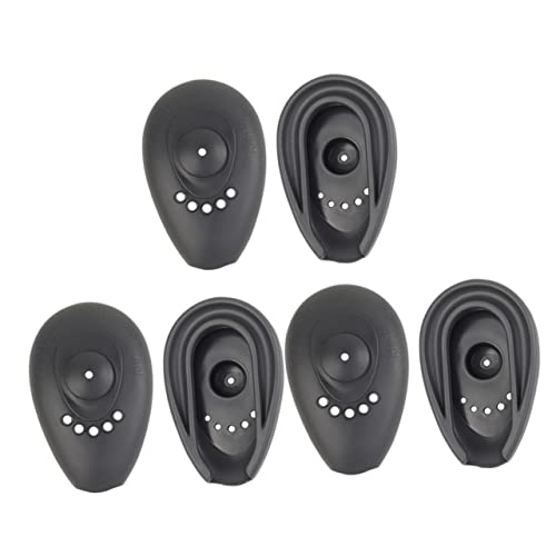 NOLITOY Hair Dye Ear Caps for Heat 3 Sets of Reusable Silicone Ear Covers Hair Dyeing Supplies Non-Slip Earmuffs