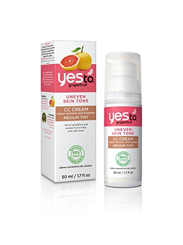 Yes To Grapefruit Uneven Skin Tone, CC Cream, Medium Tint, 1.7 Oz