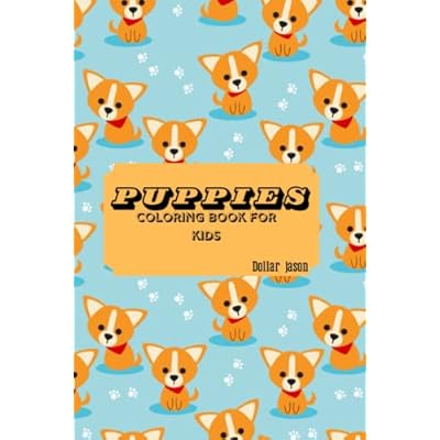 Puppies coloring Book for kids