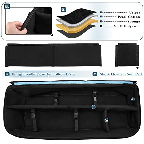 samdew Large Telescope Travel Case Bonus Accessory Bag & Dividers, Soft Bag by samdew - Used condition - Image 2