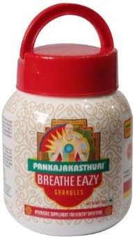 Pankajakasthuri Breathe Eazy Granules - For Breathing Disorders - 400g by Pankajakasthuri Herbals : Health & Household