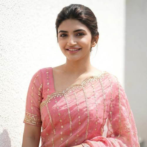 Image of Amazon Brand - Tavasya Womens Saree