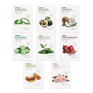 [8 Variety Packs] Hydrating Collagen Essence Face Mask (28 g / 0.99 oz.)