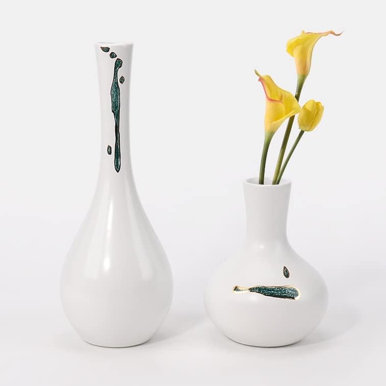 鏡山窯 井上東也作 斑唐津耳付花入 鏡山窯 井上東也作 斑唐津耳付花入