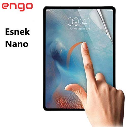Engo Lenovo Tab E10 10.1 İnç İle Uyumlu Ekran Koruyucu 9h Temperli Kırılmaz Esnek Nano Cam, Çizilmeye Ve Darbeye Dayanıklı Koruma, Hd Şeffaf
