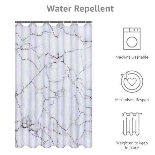 Rideau douche 80x200cm polyester lavable tissu abstrait pour cabine