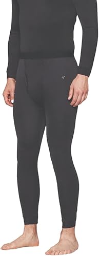 Terramar Hombres de Thermasilk Pant, Hombre, Negro, Extra-Large