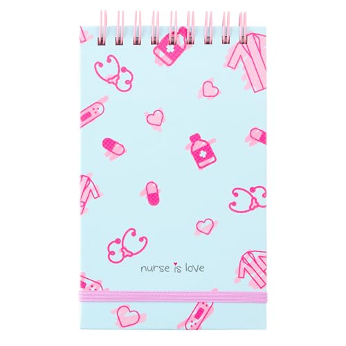 Nurse is Love Libreta Pequeña para Enfermeras y TCAE - Cuaderno Pequeño de Notas - Mini Bloc Notas Espiral A7 con Diseños Divertidos | Regalo para Enfermeras, Médicos - Accesorios | AZUL CLARO Nurse is Love Libreta Pequeña para Enfermeras y TCAE - Cuaderno Pequeño de Notas - Mini Bloc Notas Espiral A7 con Diseños Divertidos | Regalo para Enfermeras, Médicos - Accesorios | AZUL CLARO