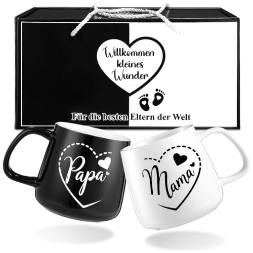 LIHAO Mama und Papa Tassen