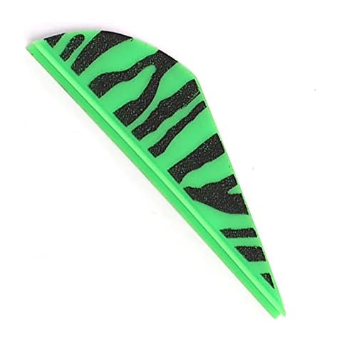 ACCMOS 2 Zoll Kunststoff Pfeilfedern Streifen Pfeil Vane Pfeile Fletches Cover