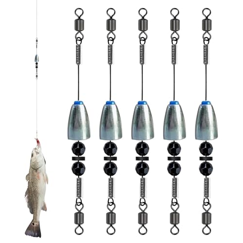 Montaje de pesca para gato y clips de plomo para kayak