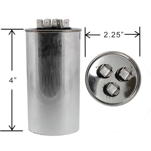 Image of ClimaTek Round Capacitor - fits Totaline # P291-5054RS | 50 /5 uf MFD 370 /440 Volt VAC