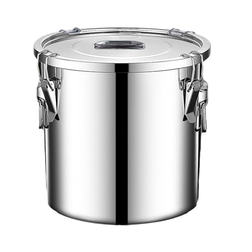 Image of Stainless Steel Airtight Food Storage container with Lid for Pantry Kitchen