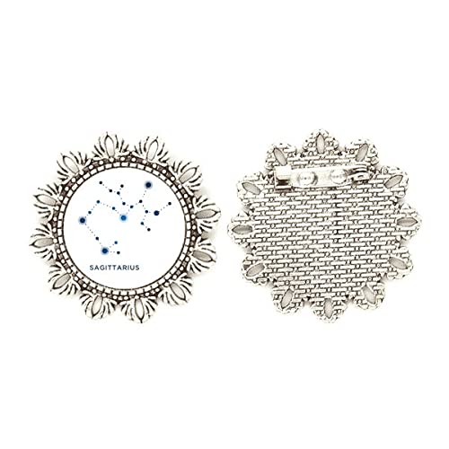 Broche de plata Sagitario ideal para lucir en americanas y chales