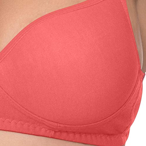 Image of Komli - Heavily Padded Push-Up Bra - Cotton Rich - Balconette - 3 /4th Coverage, Seamless, Wireless, Multiway Straps - T-Shirt Bra