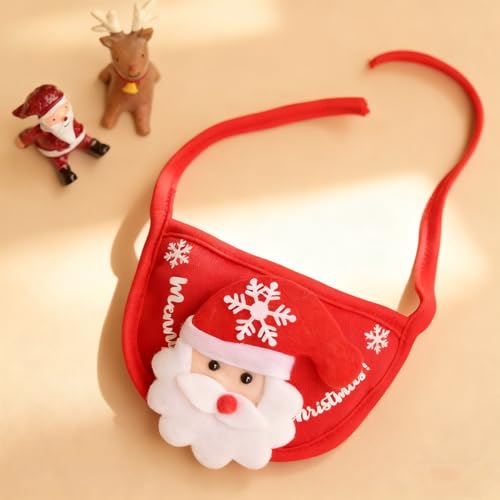 Disfraz Navideño 2 Pzas Para Perro Gato Pequeño-Mediano miniatura 3