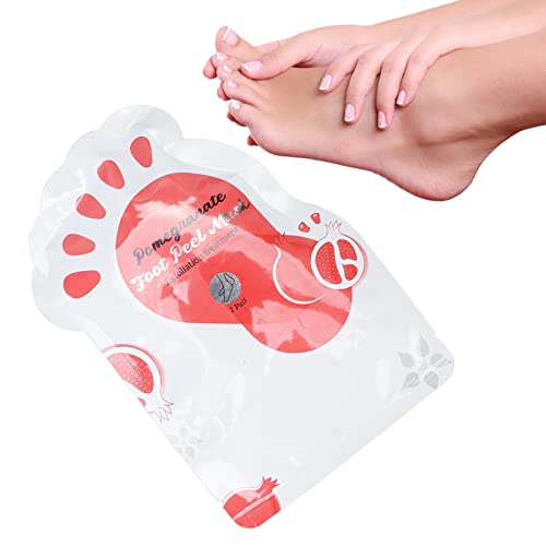 Mascarilla para Pies Peeling, Granada Mascarilla para Pies Peeling Spa para Pies Cuidado de Pies para Mujeres Mascarilla para Hombres Y Mujeres Exfoliante, Pies Suaves Y Suaves Al Tacto