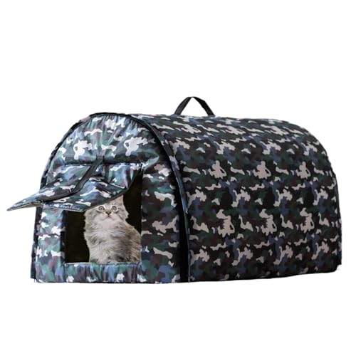Abri pour chat sauvage chaud avec isolation thermique renforcée - 2